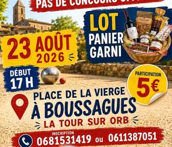 CONCOURS DE PÉTANQUE (NON OFFICIEL)