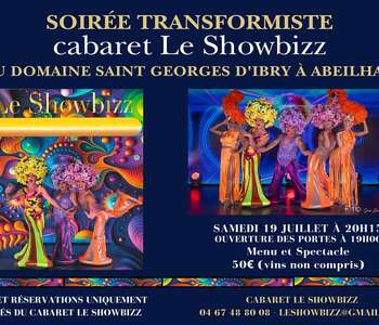 SOIRÉE TRANSFORMISTE AU DOMAINE SAINT- GEORGES D'IBRY