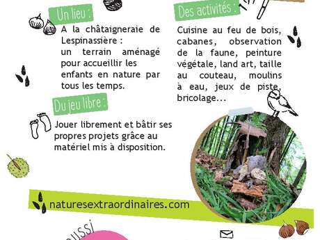 NATURES EXTRA-ORDINAIRES STAGE SURVIE ENFANT NATURES EXTRA-ORDINAIRES STAGE SURVIE ENFANT