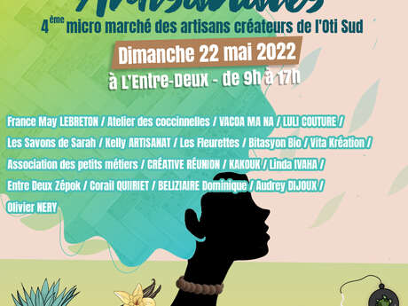 Les Artisanales - 4ème micro marché des artisans créateurs de l'OTI Sud Les Artisanales - 4ème micro marché des artisans créateurs de l'OTI Sud