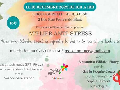 Atelier anti-stress Atelier anti-stress
