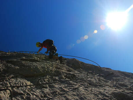 La Via Ferrata de Florac avec Fabien de Sport Nature Lozère