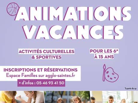 Animations vacances