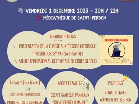 Soirée Mystères et Secrets | Médiathèque de Saint Perdon