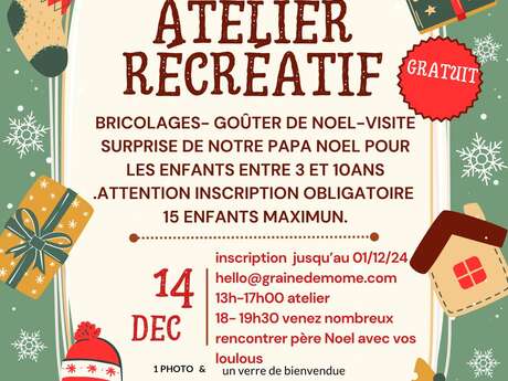 Après-midi récréative sur le thème de Noël