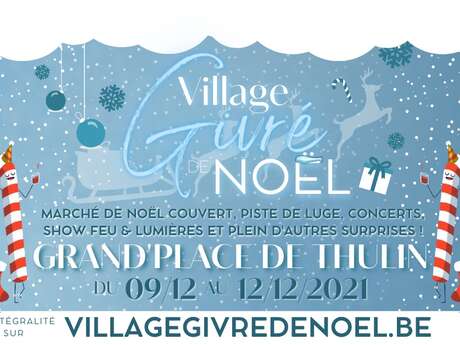 Village givré de Noël Village givré de Noël