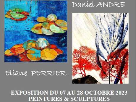 Exposition Daniel André et Eliane Perrier Galerie de l'Office de Tourisme