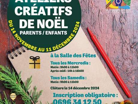 Ateliers créatifs de Noël