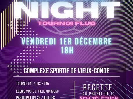 Hand Night tournoi fluo