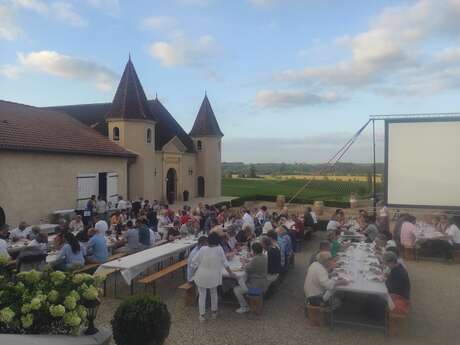 Soirée repas-ciné plein air au CHÂTEAU LAFFITTE-TESTON