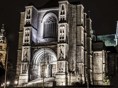 Visite guidée nocturne de la Collégiale Sainte-Waudru