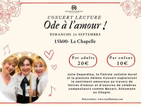 Concert Lecture "Ode à l'Amour"
