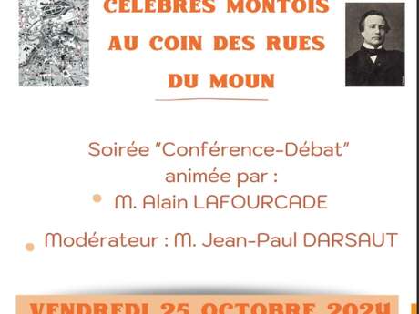 Conférence : "Célèbres Montois au coins des rues du Moun"