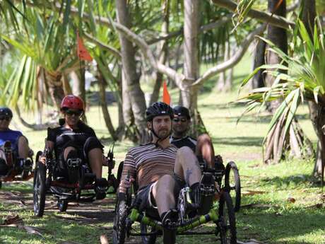 Recumbent cycling, an original activity in Bras-Panon Recumbent cycling, an original activity in Bras-Panon