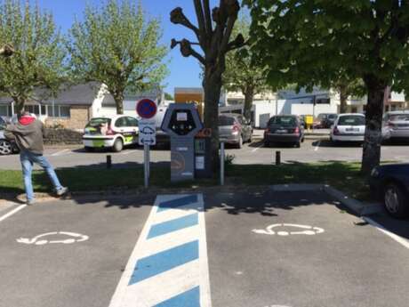 Borne de recharge pour véhicule électrique