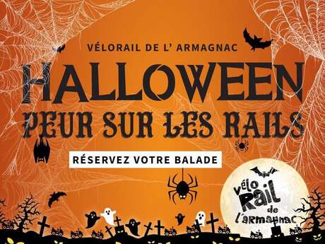 Halloween peur sur les rails - Vélorail de l'Armagnac