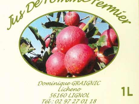 Le jus de pomme fermier de Dominique