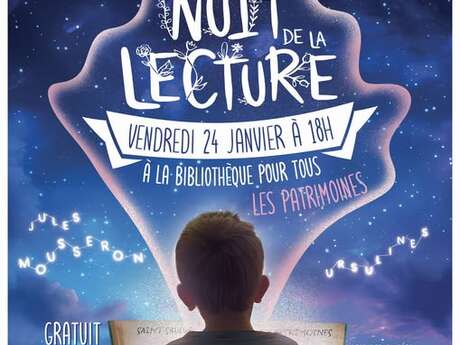 Nuit de la lecture Le 24 janv 2025