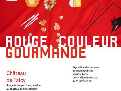 Rouge, couleur gourmande au château de Talcy Rouge, couleur gourmande au château de Talcy