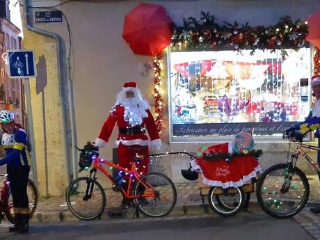 Randonnée vélo du père Noël