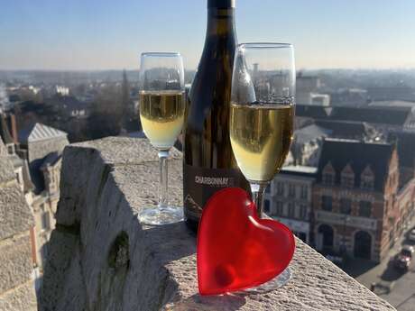 VIP spéciale Saint-Valentin : visite guidée "les amoureux de Béthune" et dégustation privilège au beffroi