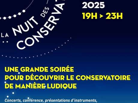 Nuit des conservatoires 2025 Le 31 janv 2025