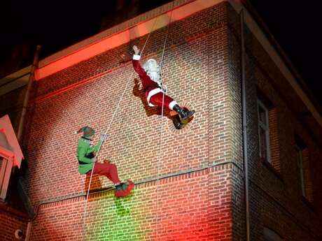 Descente du père noël à Lambres-lez-Douai
