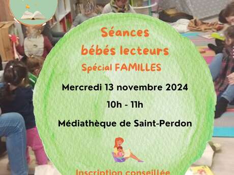 Séance bébés lecteurs Le 13 nov 2024