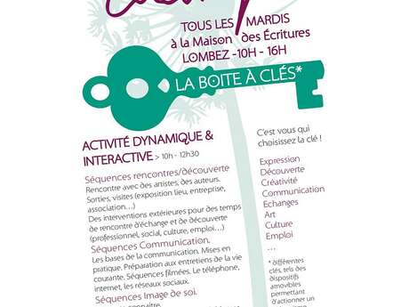 LA CLÉ DES CHAMPS : ATELIER DE CULTURE ET D'EXPRESSION