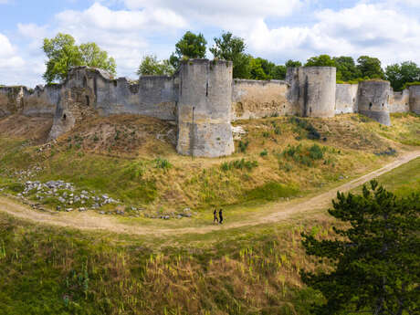 Le château de Coucy à VTT