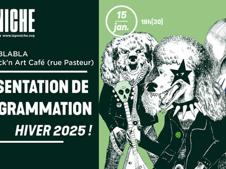 Présentation de prog' au Rock'n Art Café !