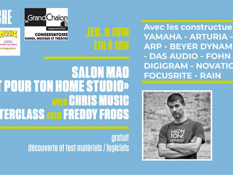 [SALON] Everything for your home studio with Chris Music + Masterclass with Freddy Frogs