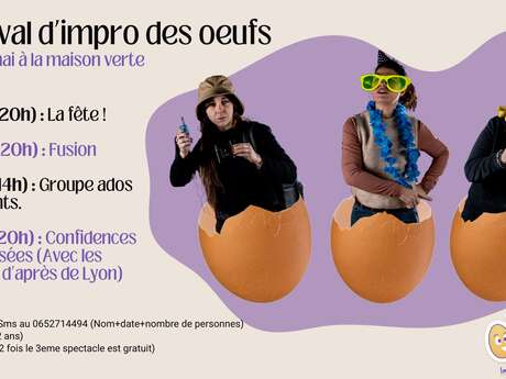 Festival d'improvisation théâtrale des Oeufs !