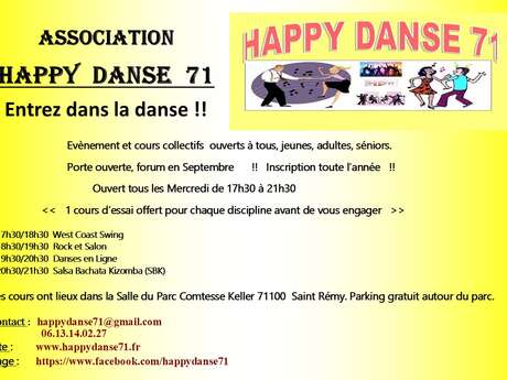 Cours et Stage de Danses