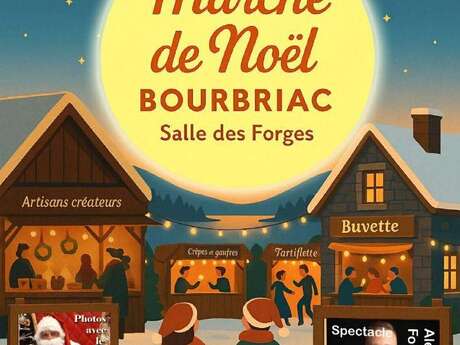 Marché de Noël et feu d'artifice