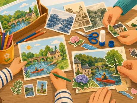 Atelier créatif : envoyer un souvenir de vacances pas comme les autres