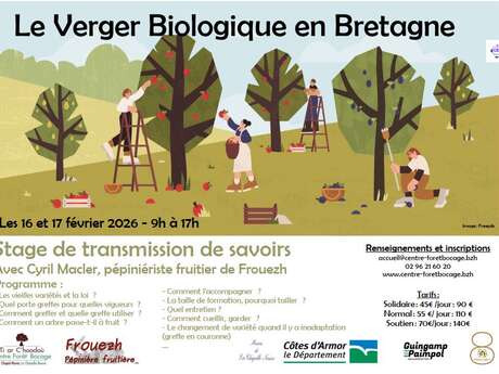 Le verger biologique en Bretagne