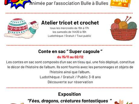 Novembre à la médiathèque