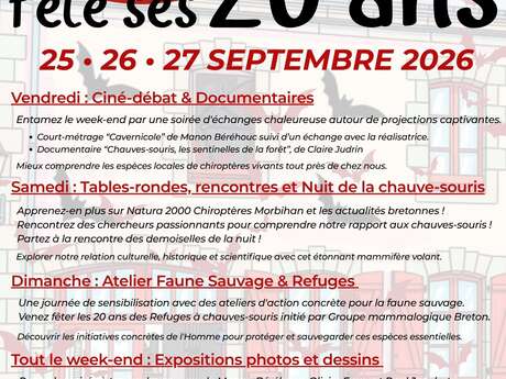 Les 20 ans de la Maison de la chauve-souris