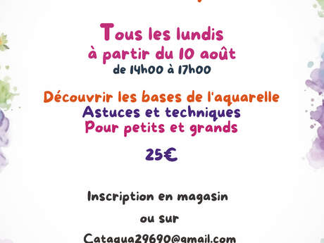 Atelier d'initiation à l'aquarelle