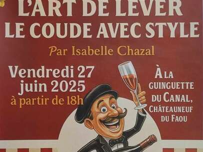 Dédicace du livre "L'art de lever le coude avec style" d'Isabelle Chazal