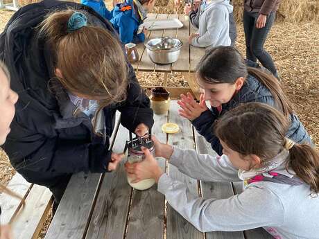 Atelier "Fabrique ta motte de beurre"