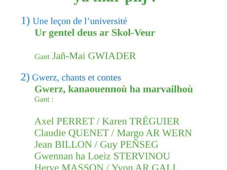Veillée tout en Breton