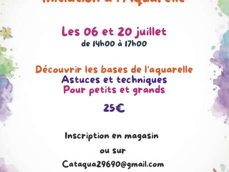 Atelier d'initiation à l'aquarelle