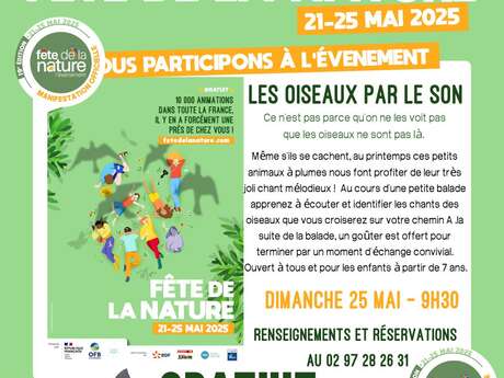 Fête de la Nature - Sortie les oiseaux par le son