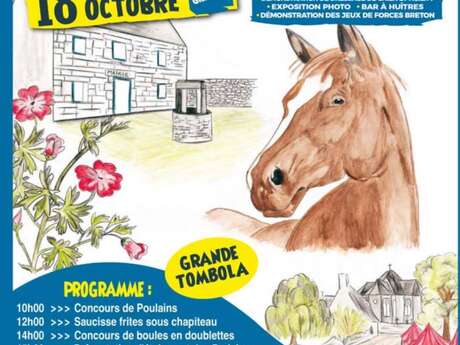 Foire aux chevaux à Kérien