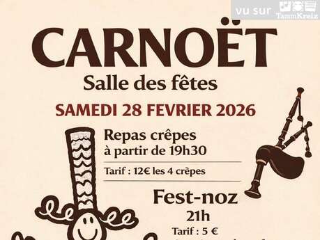 Fest-noz, repas crêpes