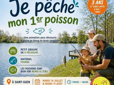 Animation pêche - Je pêche mon premier poisson