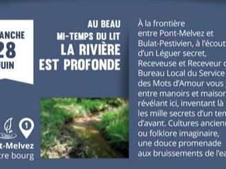 Au beau mi-temps du lit, la rivière est profonde - LÉGUER EN FÊTE