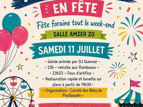 Poullaouen en Fête :  Fête Foraine ...